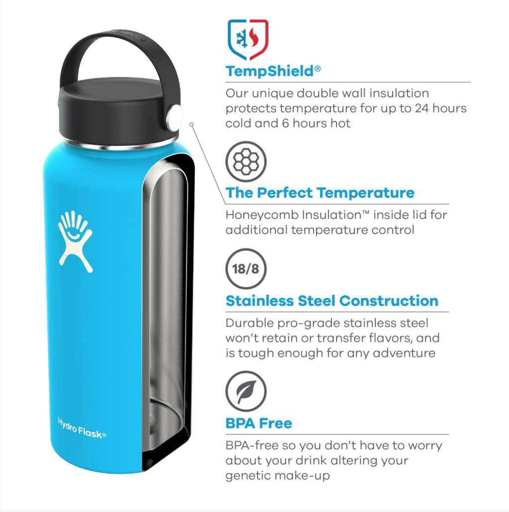 Hydro Flask - 64oz Wide Mouth with Flex Cap