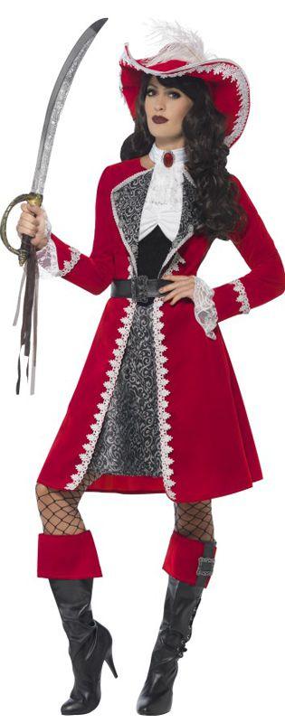 Deluxe Authentic Lady Captain Costume