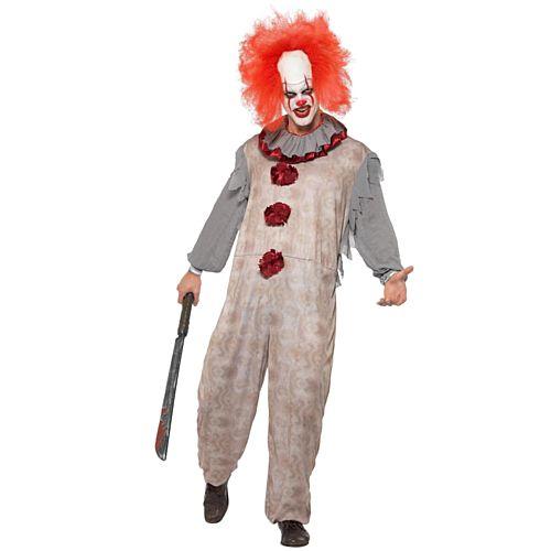 Vintage Clown Man Costume - Large