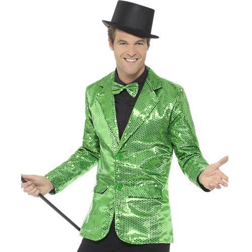 Men's Green Sequin Jacket