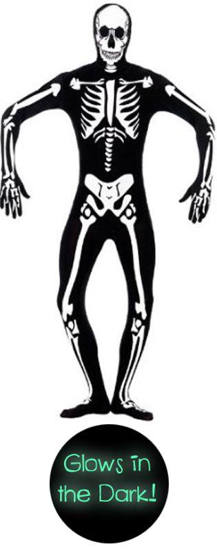 Skinz Suit- Skeleton Glow in the Dark!